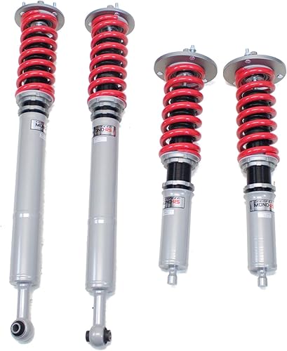 Miniatura 7 de Godspeed MRS1427 MonoRS Kit de bajada de coilover totalmente ajustable, altura de paseo, tensión de resorte y amortiguación de 32 clics, compatible