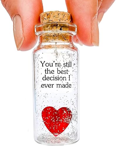 Regalo de aniversario para mujeres y hombres, regalo romántico para el Día de San Valentín, para novio, novia, esposa o marido (corazón, “Eres la