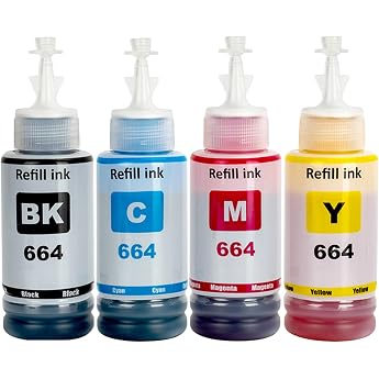 LAIPENG 664 Ink Compatible with Epson ET-2500 ET-2550 ET-2600 ET-2650 ET- 3600 ET-4500 ET-4550 ET-14000 ET-15000 ET-16500 L10
