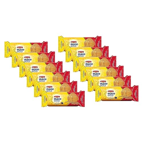 Miniatura 38 de Britannia Marie Gold Cookies 21.16 oz (600g) – Bocadillo crujiente de té – Deliciosas galletas de comestibles (paquete de 2)