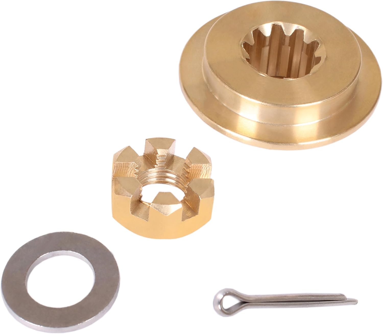 SouthMarine Boat Engine 346-64231-5 346642315M 346642315 Thrust Holder, 346-64124-5 346641245M Washer for Tohatsu for Nissan 25HP 30HP, 3R0-87326-0 3R0873260M Propeller Hardware Kit