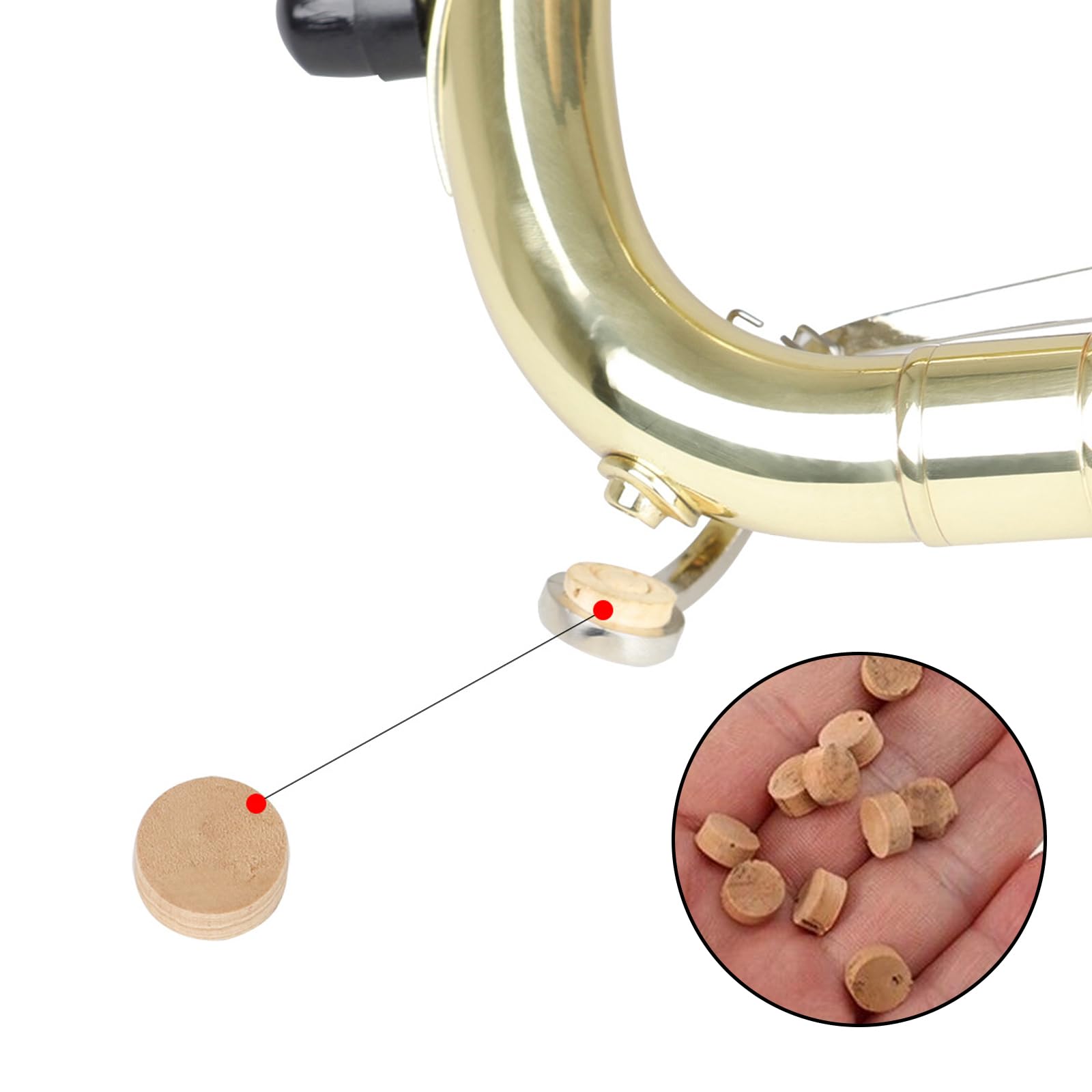 Amazon | トロンボーンズ コルクパッド トロンボーン ウォーターキー
