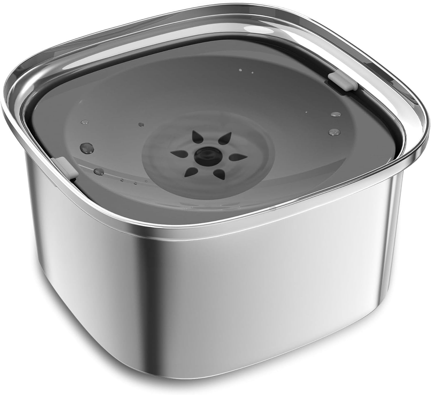 Bebedero Perro antigoteo 3L para Perros Grandes y medianos de Acero Inoxidable 304 - Bebedero antigoteo Perro Alto para el hogar, Cuencos para Perros con ansiedad, antisalpicaduras y antivuelco