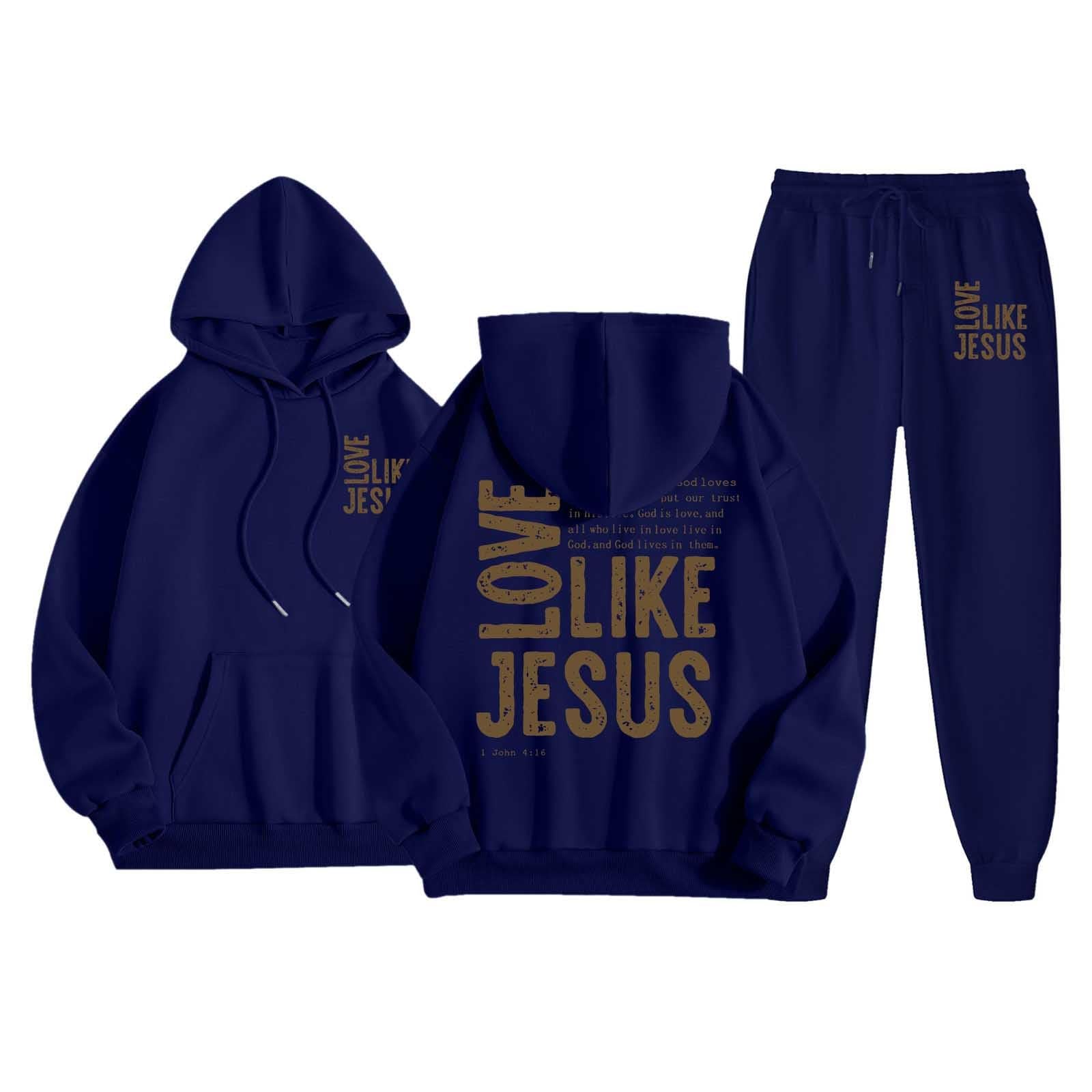 Chándal de dos piezas para mujer con sudadera y pantalón de jogging 7