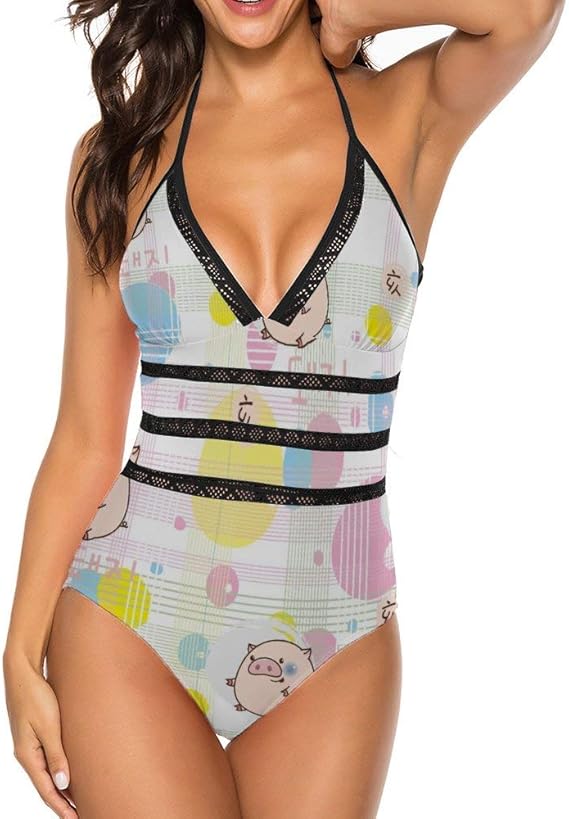 Amazon 競泳水着 ぽっちゃり豚 レディース ワンピース水着 ビキニ フィットネス水着 モノキニ スリムウエア Uvカット 体型カバー 水陸両用 セクシー フィットネス リゾート ワンピース 通販