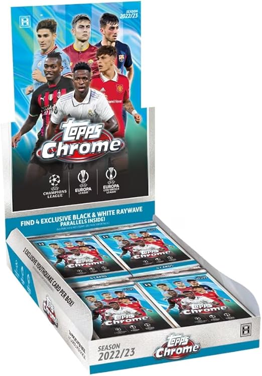 2022/23 Topps Chrome UEFA Club Competitions Soccer Lite Box
