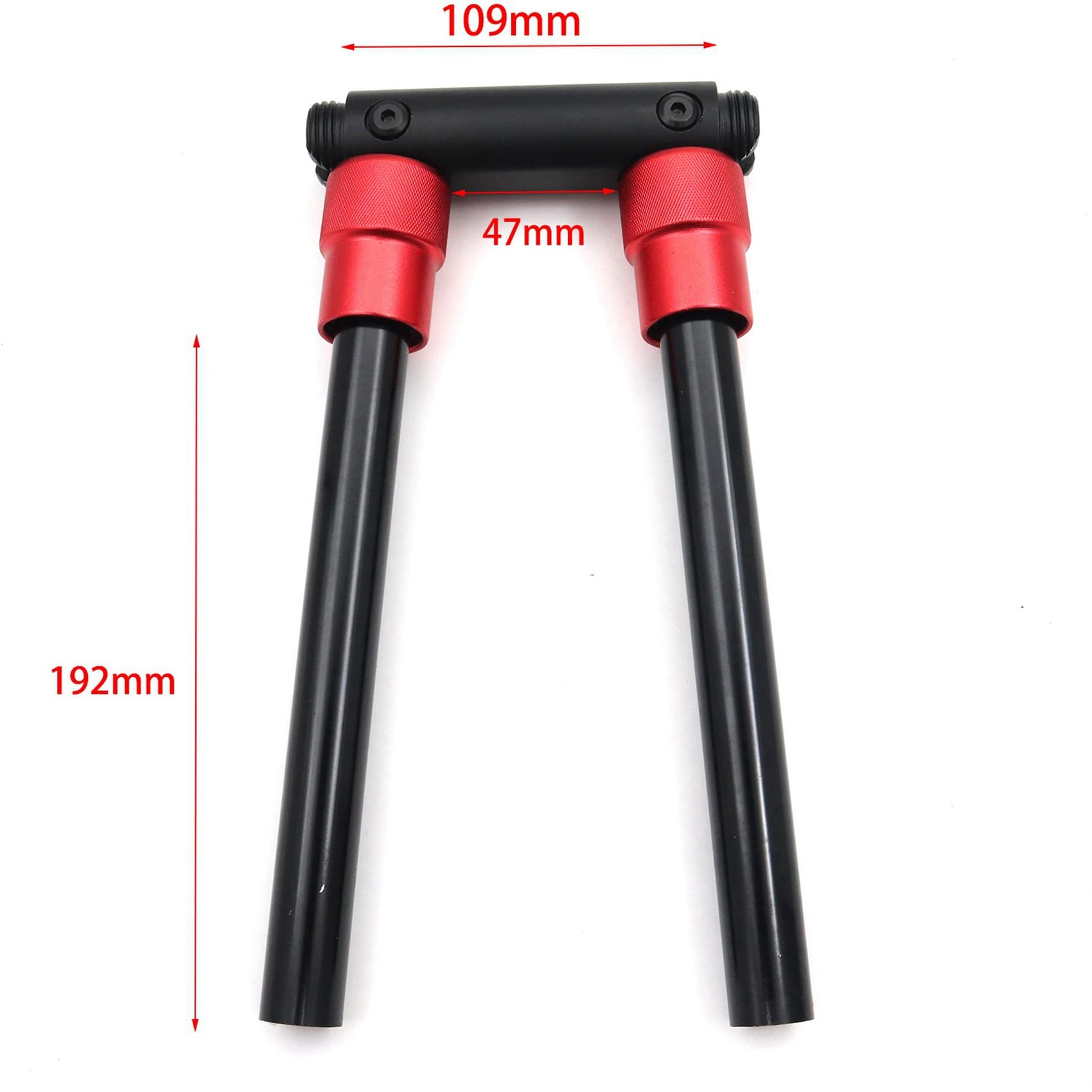 Lot de 2 guidons pliants pour vélos, pliables à 90 °, en aluminium, trottinette électrique