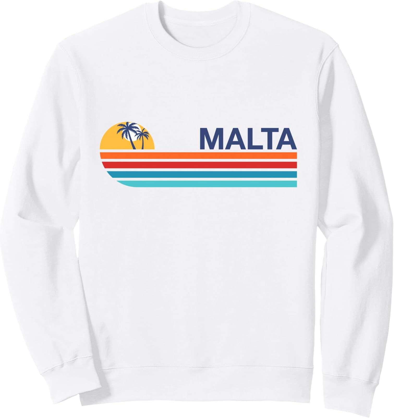 Malta Colorful Landscape Sweatshirt