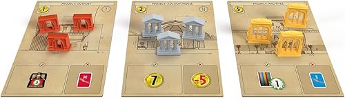 Miniatura 4 de Asmodee 7 Wonders Edifices - Expansión del juego de mesa - Nuevos desafíos y maravillas majestuosas esperan, juego de estrategia de civilización