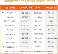 Vista 6 de A-SUB - Rollo de papel de sublimación 105gsm 13 pulgadas x 110 pies de secado rápido compatible con impresora de inyección de tinta
