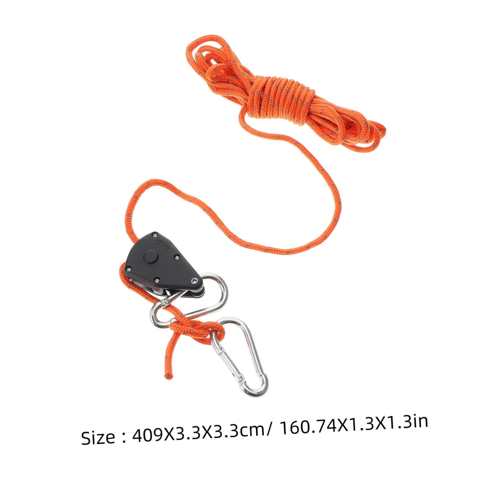 BCOATH 3pcs Plant Pulleys Tie Down Hooks Portable Light Hanger for Camping Canopy Setup Secure Outdoor Use Compact Design for Easy Storage