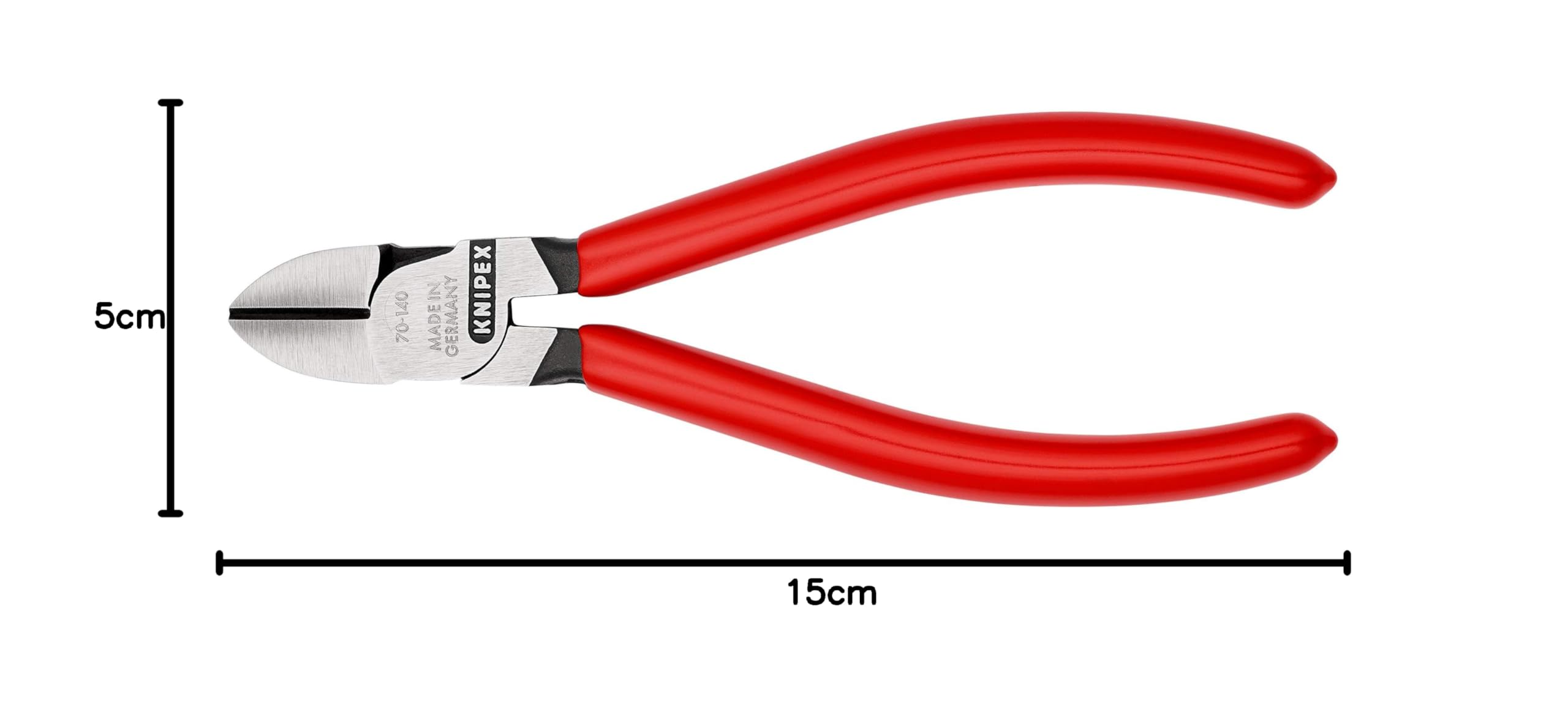 KNIPEX Szczypce tnące boczne z tworzywa sztucznego, powlekane 140 mm, 70 01 140 EAN