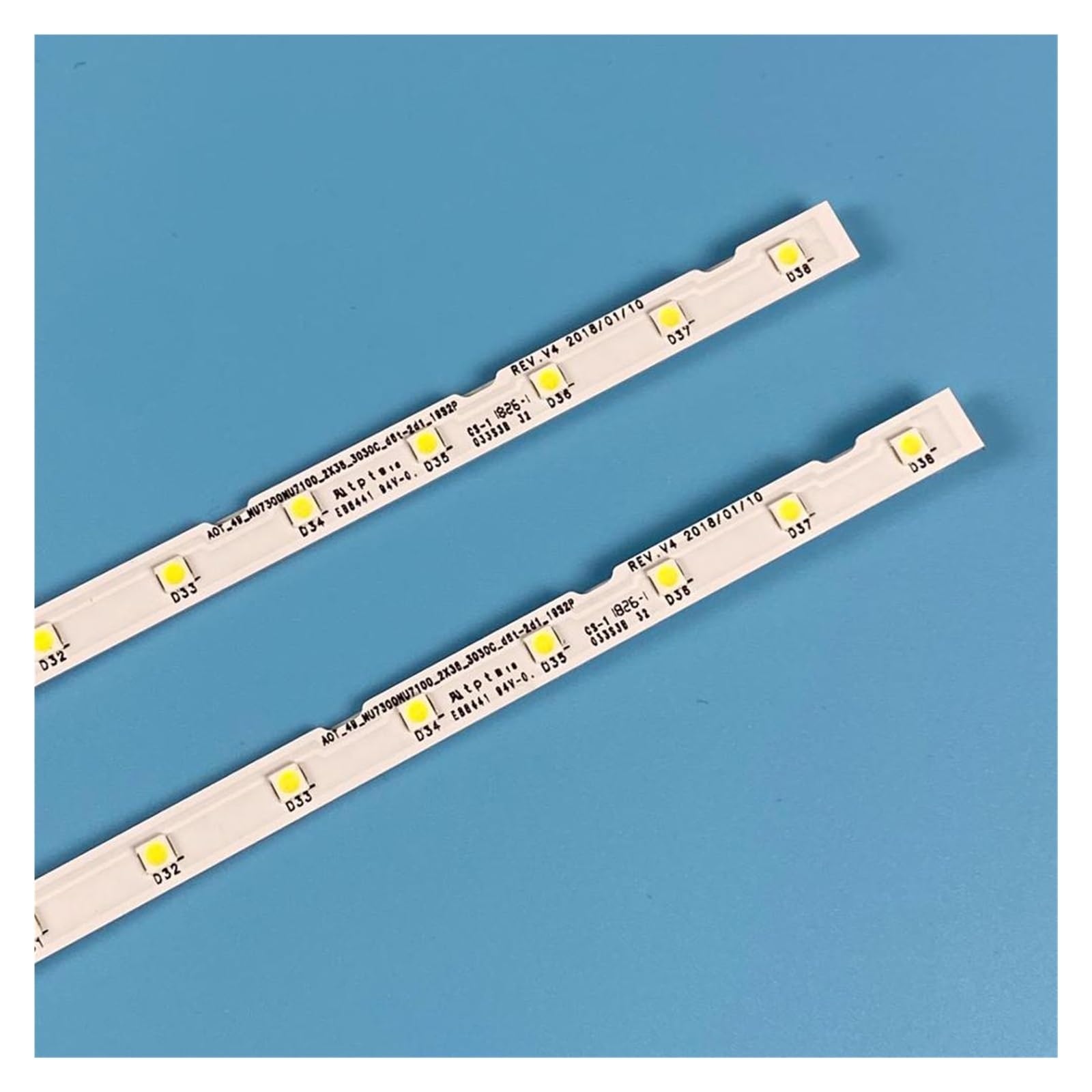 MAMA'S PEARL Led-hintergrundbeleuchtung Streifen Fit for Samsung UE49NU7102 UE49NU7120 UE49NU7170U UE49RU7100 UN49RU7100 UE49NU7300 UE49NU7170 UE49NU7140U