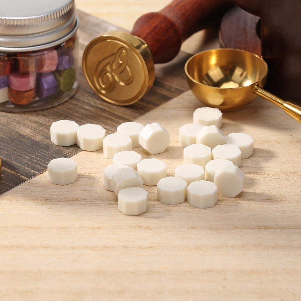 LPing 200PCS Octagon Sealing Wax Beads For Wax Seal Stamp Wedding Christmas Invitation Card Letter Postage Envelops DIY Crafts