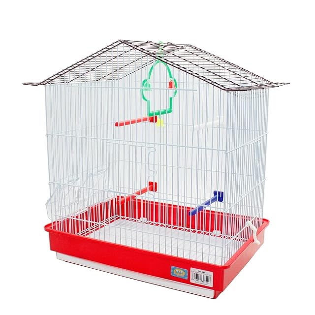 Foto 7 de 8 de Jaula para pájaros con comederos