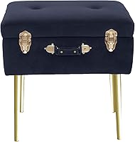 Vista 6 de Noori Rug Lux Collection Modern Liam - Otomana redonda de piel sintética rosa, 14 x 14 x 17 pulgadas, para sala de estar, dormitorio, habitación