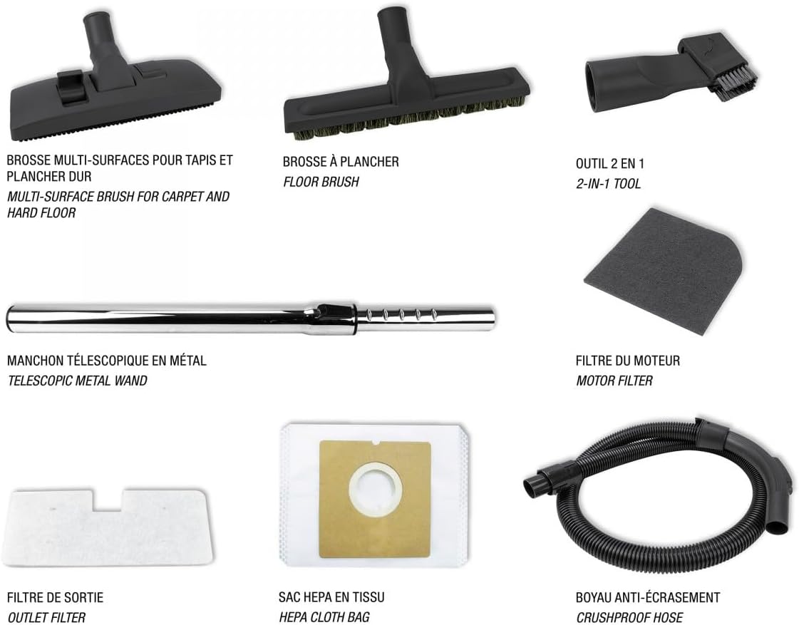 Johnny Vac Prima Canister Vacuum