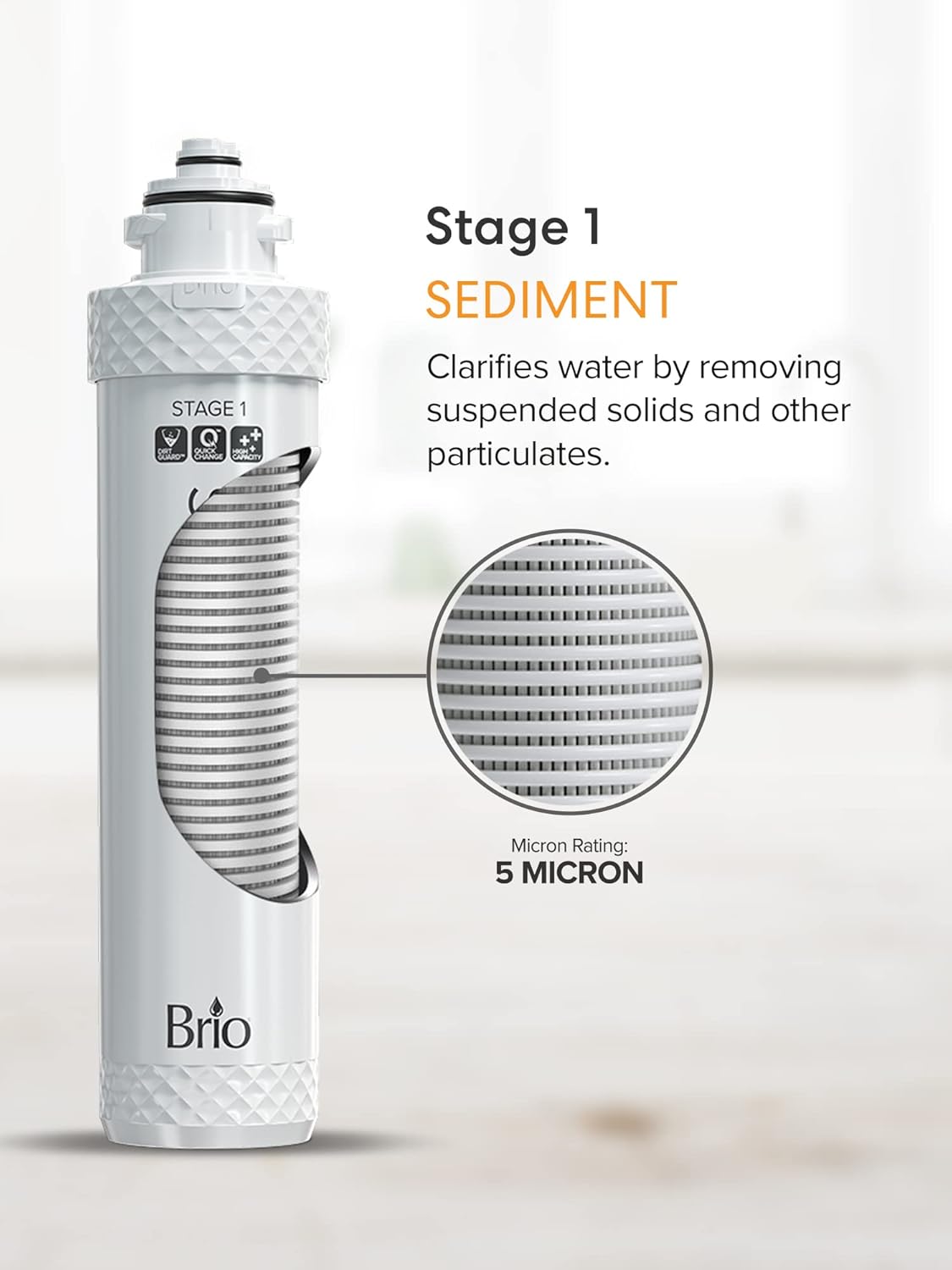 Brio 4-Stage Filter Replacement Kit for Ultrafiltration Water Cooler Dispensers image 4