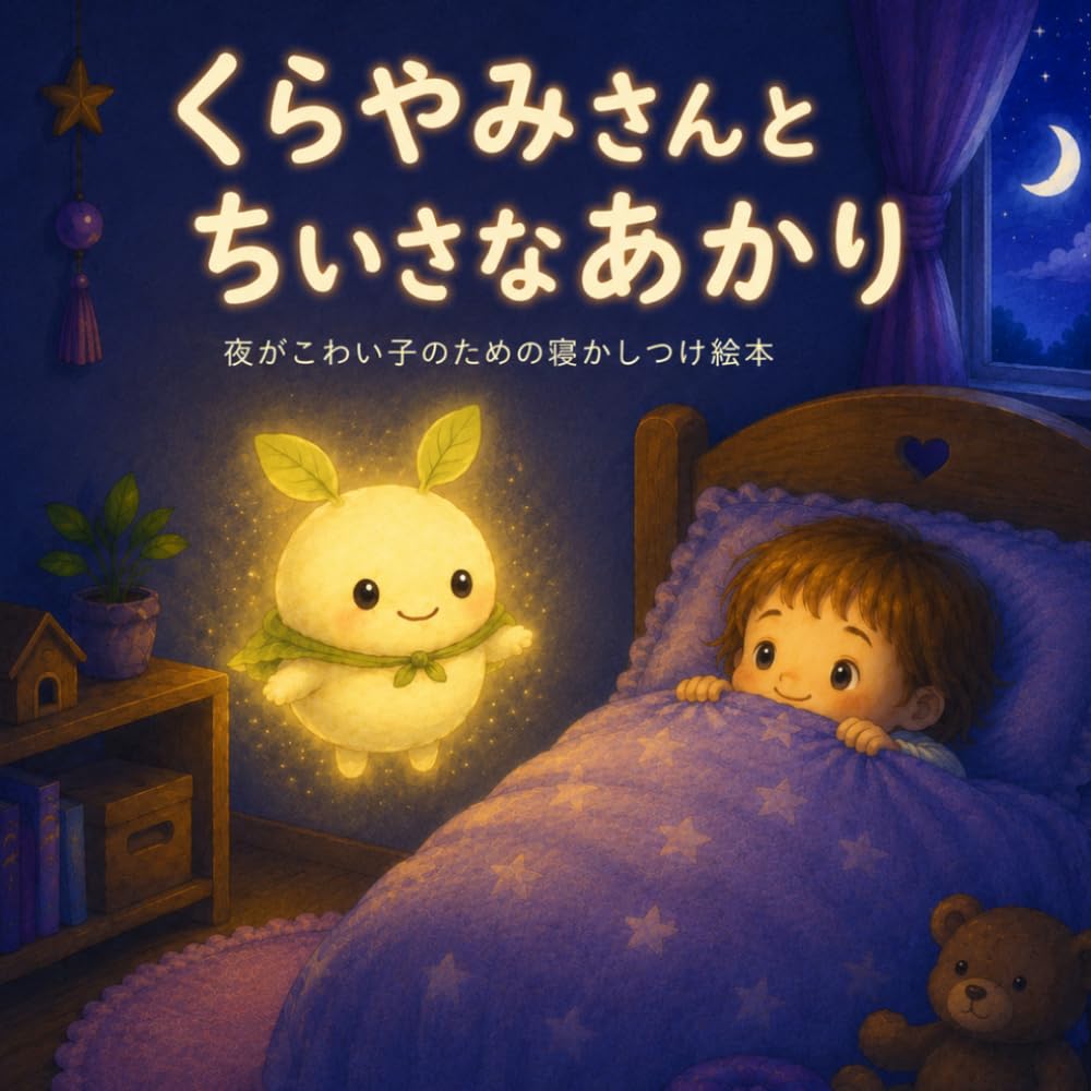 くらやみさんと ちいさなあかり: 夜がこわい子のための寝かしつけ絵本
