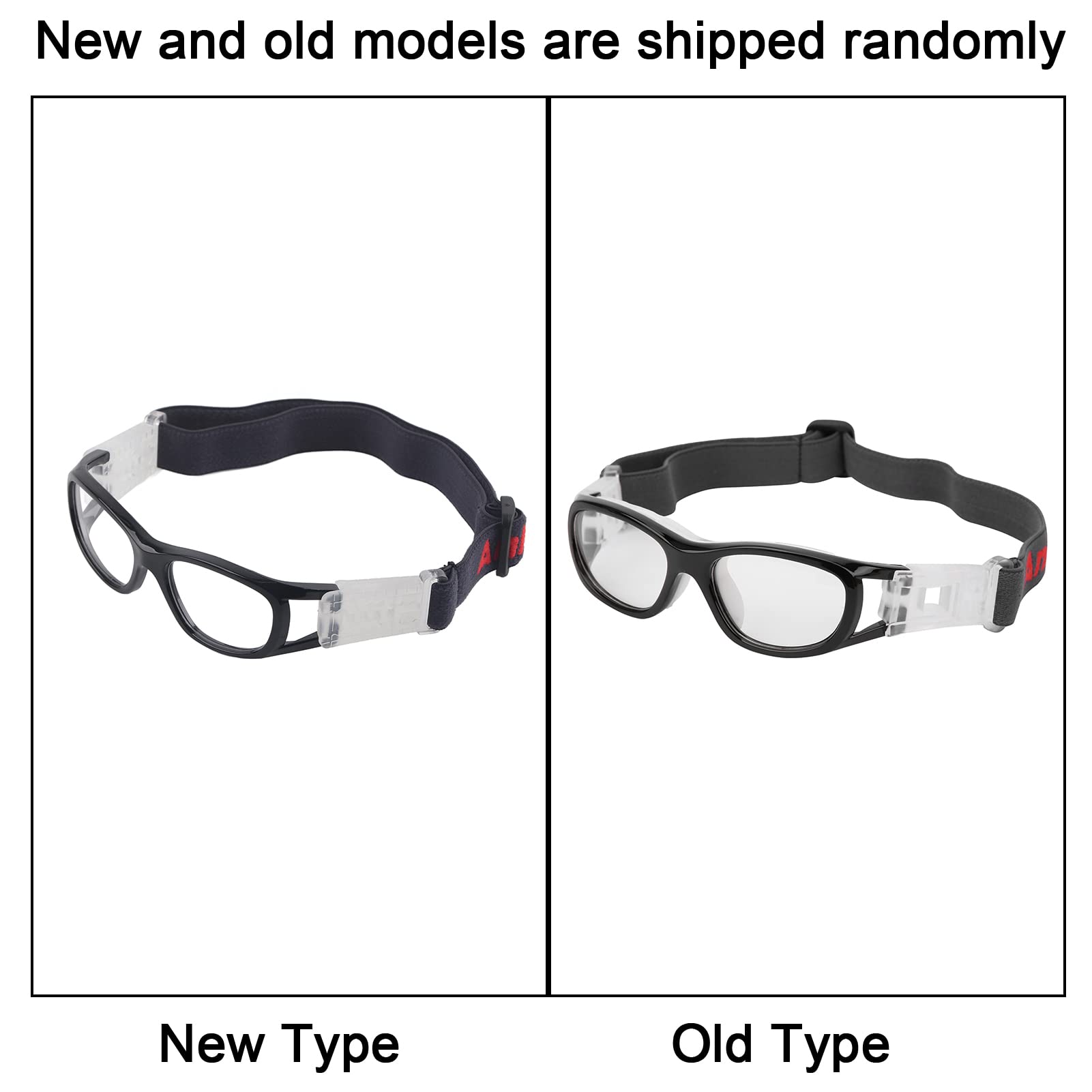 SPYMINNPOO Occhiali Sportivi per Bambini, Occhiali Sportivi per Bambini per Adolescenti Occhiali da Basket Regolabili per Ciclismo da Calcio per Sport all'Aria Aperta