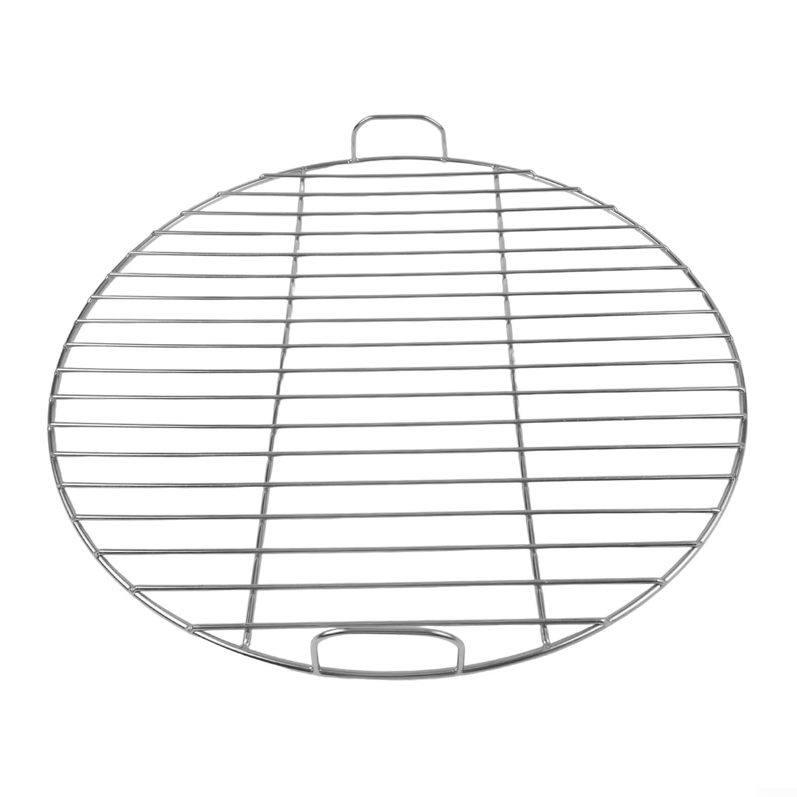 Okrągły ruszt do gotowania, ruszt do grillowania ze stali nierdzewnej z uchwytem, kompatybilny z weber 1241304 i grillami węglowymi 57 cm (55 cm)