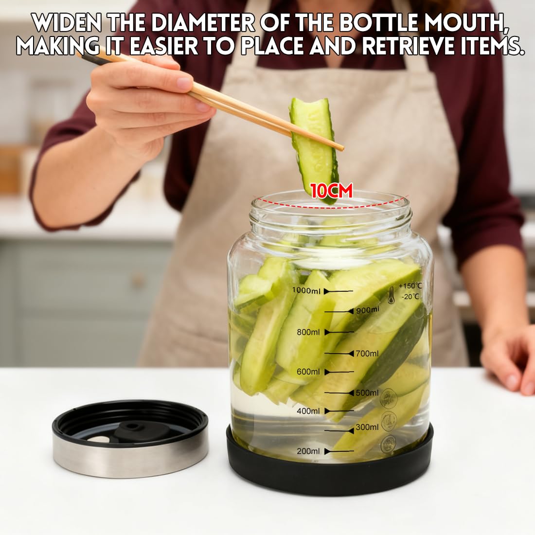Kefirko Veggie Fermenter 900 ml - Groenten Fermenteren | webshop