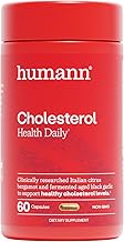Humann Cholesterol Health Daily, Cholesterol & Lipid Support Supplement, Citrus Bergamot and Aged Black Garlic, 60 Capsules