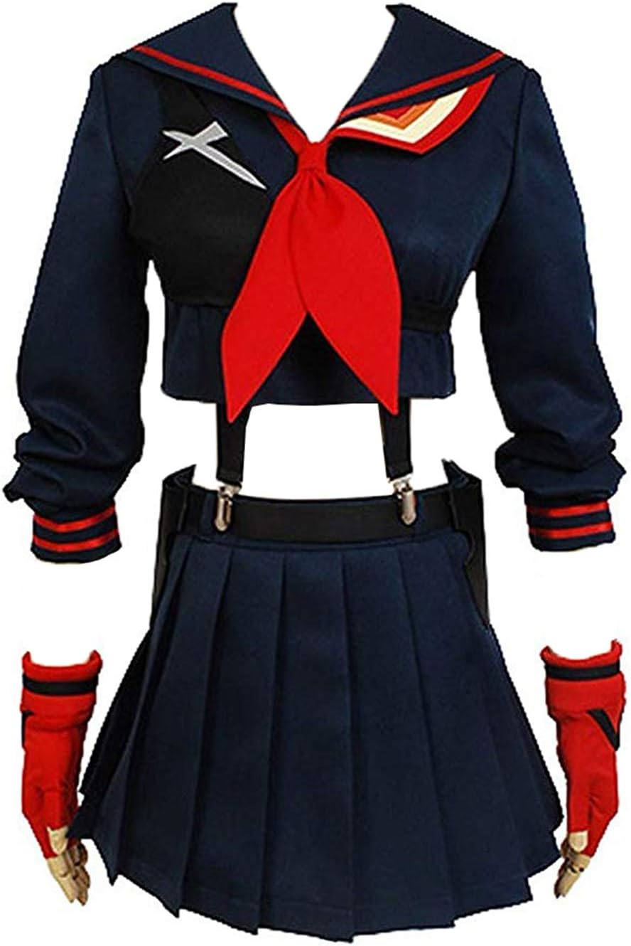 Ya-cos Halloween Girl's Battlesuit Dress Outfit Cosplay Costume