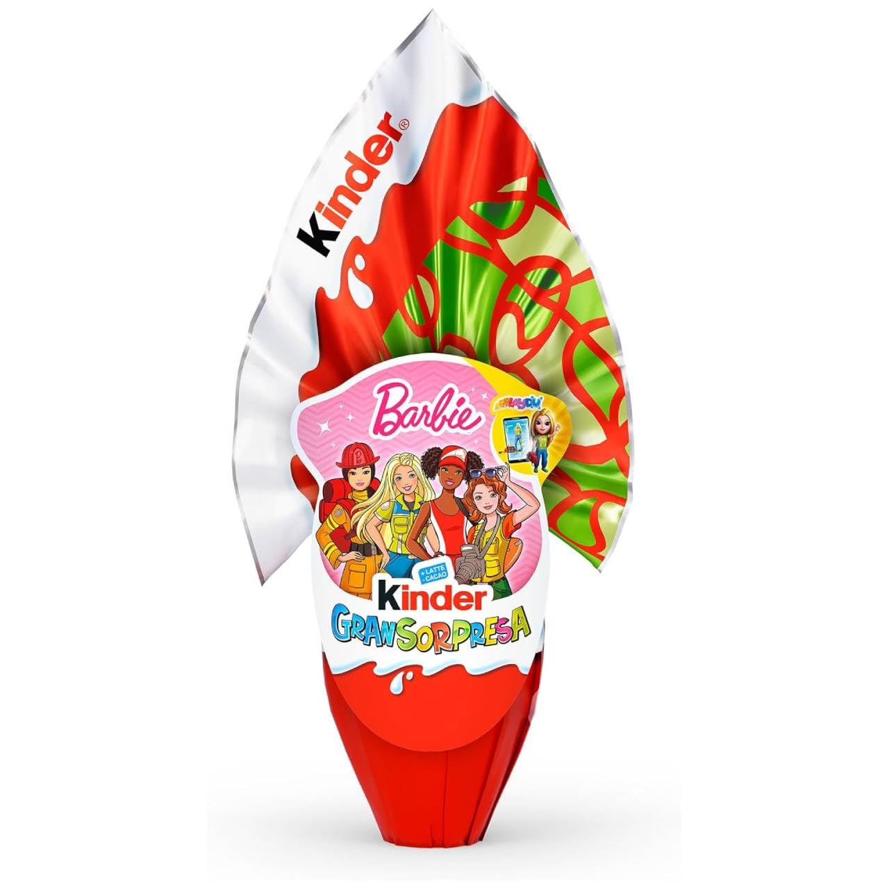 Offerta Kit Pasqua 2026 Kinder Gran Sorpresa BARBIE 150 Grammi + Kinder Gran Sorpresa HOT WHEELS 150 Grammi con Maxi Sorpresa