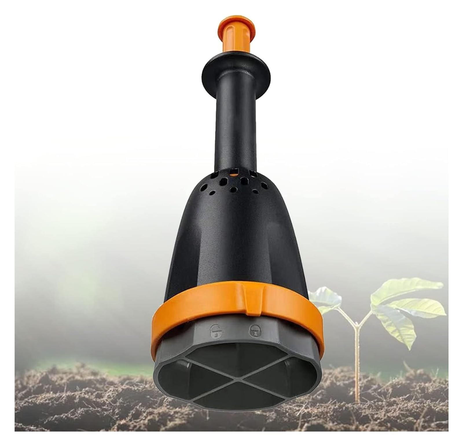 ZHJOPP 2pcs Manual Soil Block Maker Tool, Eco-Friendly Plant Plastic Blocker for Seed Starting & Gardening, Efficient Earth Block Maker