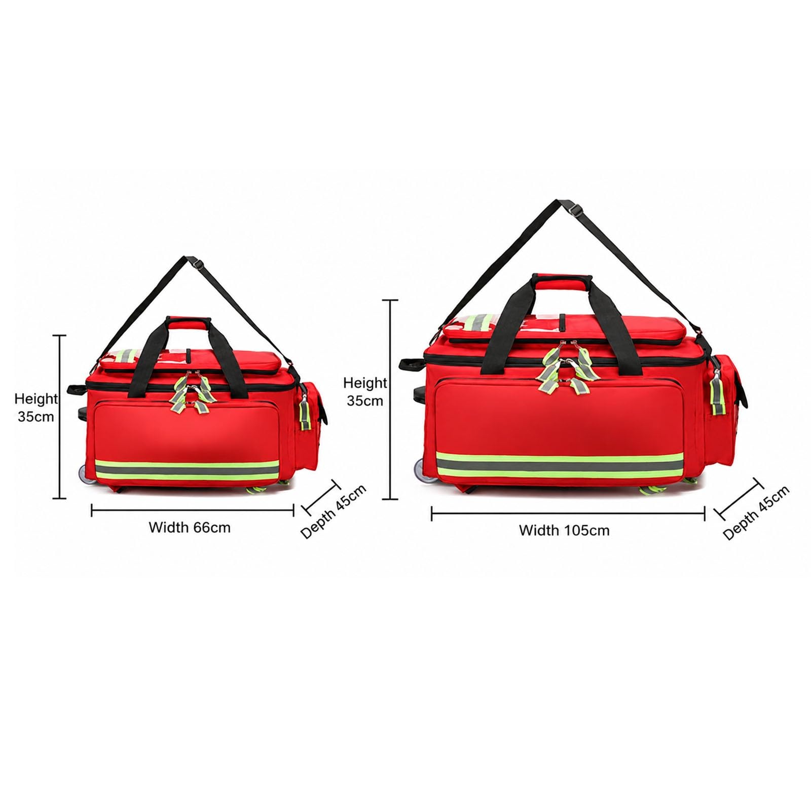 Sac Médical Roulant Avec Roulettes, Sac Trousse Premiers Secours Portable