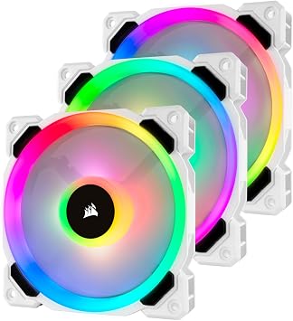 Corsair LL120 RGB -White- Triple Pack PC Case Fan 12cm FN1280 CO-9050092-WW