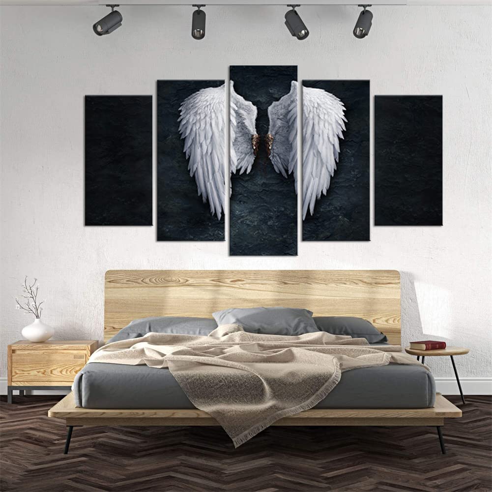 5D Diamant Peinture Adulte Enfant Grand Format Ailes Blanches
