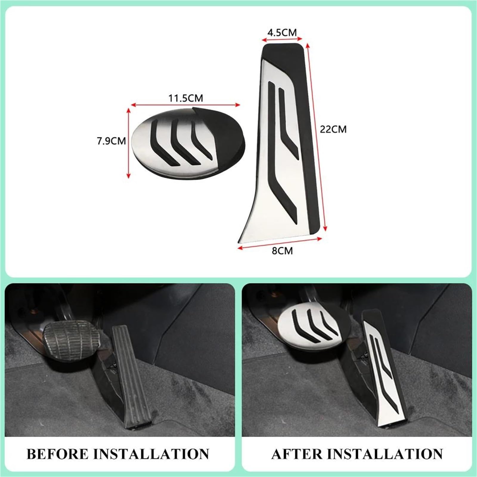 para X1 IX1 U11 2021-2023 Acelerador Pedales Coche