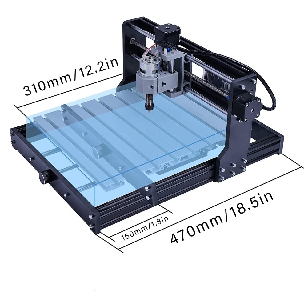 CNC 3018 Kit de mise à niveau de graveur 3018 vers 3040 pour mise à niveau de l' X et extension d' Y