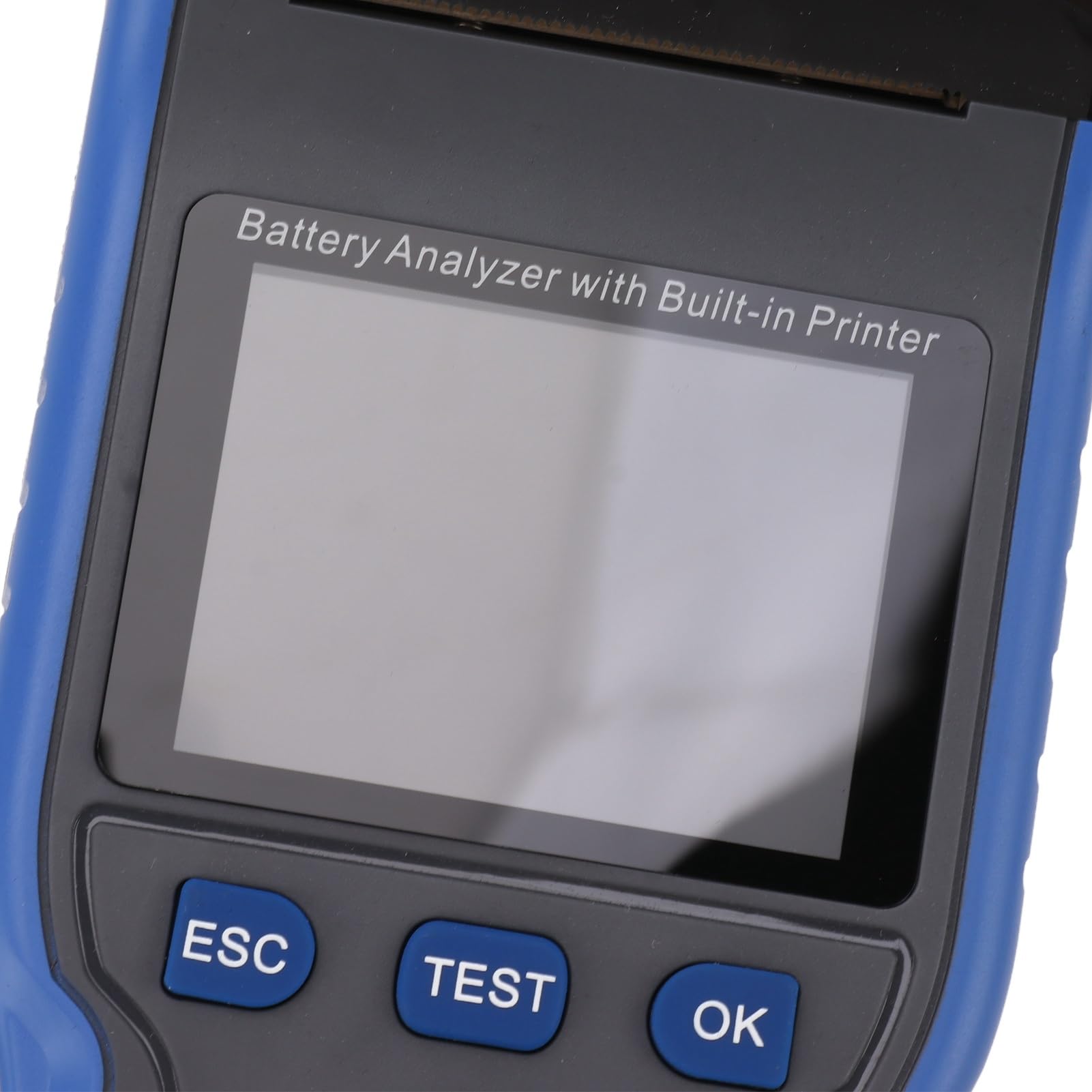 Tester per Batterie per Auto 12V 24V con Stampante Integrata – Supporto Multi-chimico per Batterie AGM EFB Start-Stop – Resistenza Interna e Analisi CCA – Test Sicuro Kelvin a 4 Fili