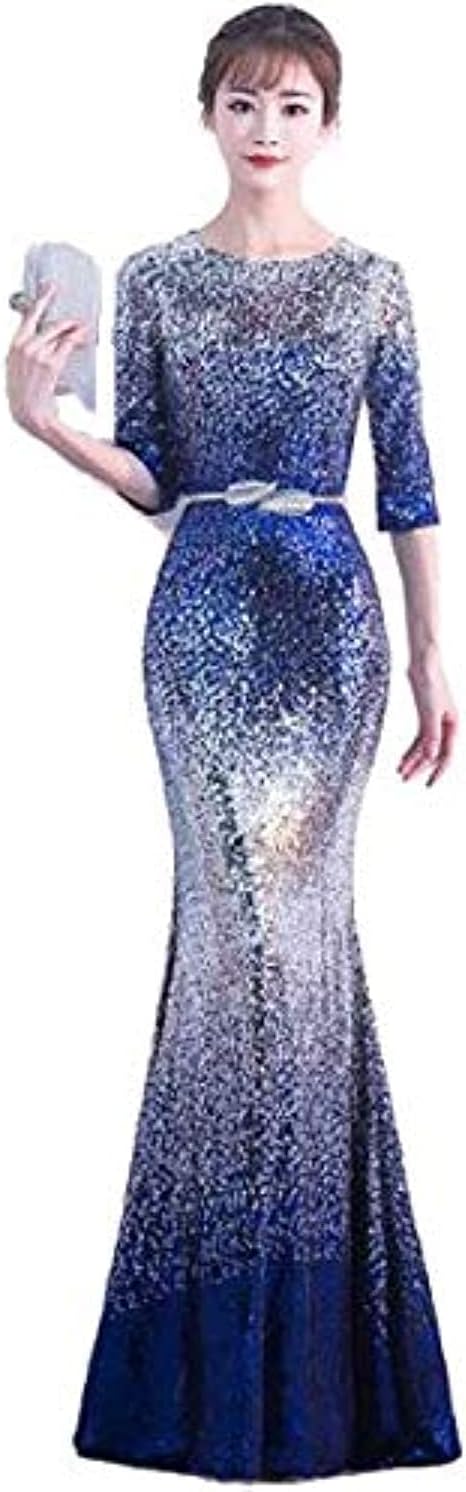 MaxDressEvening Dress 2019 New Star Dress Banquet Long Noble Elegant Moderator Female Elegant Atmosphere