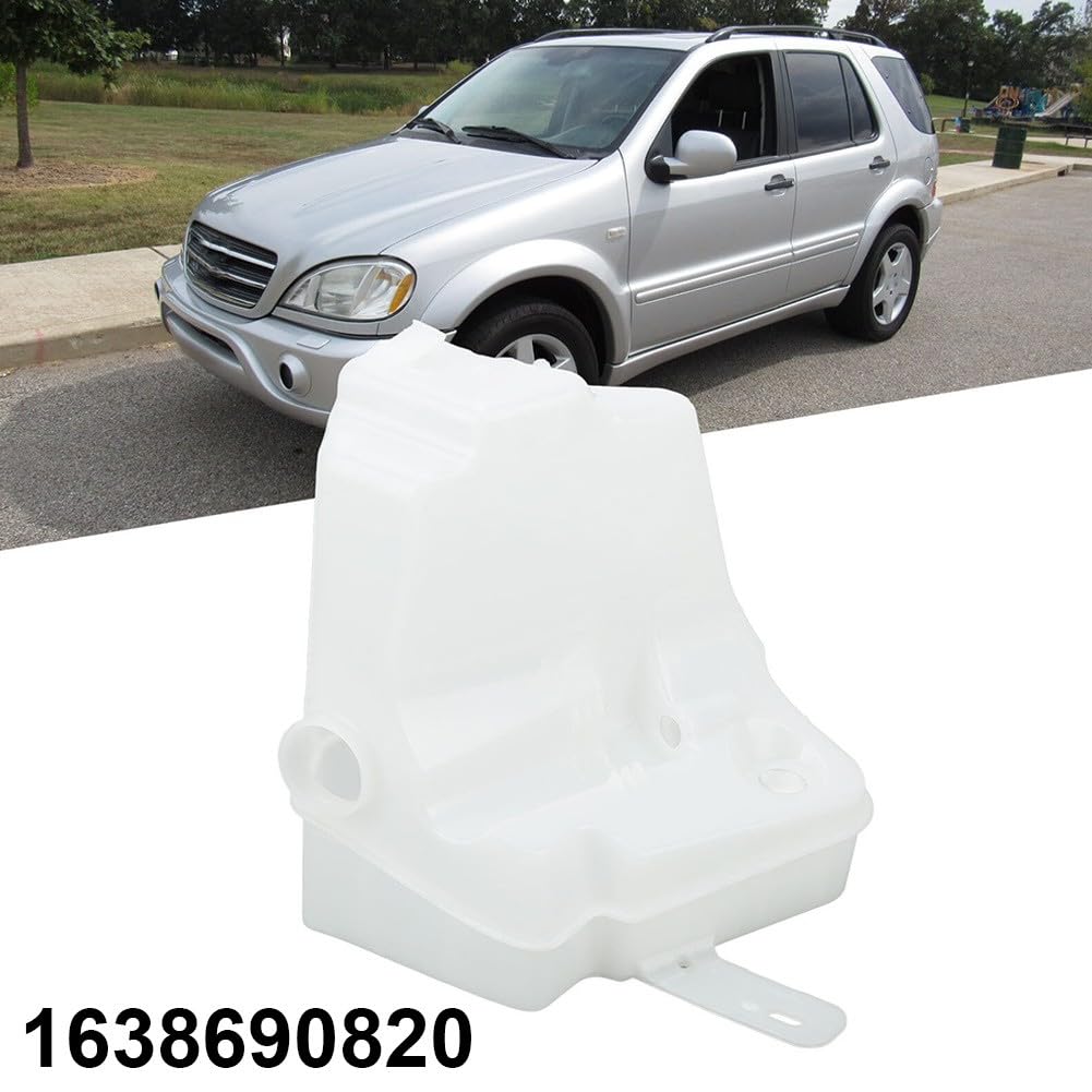 Parabrisas de 7,6 L para depósito de líquido de lavado para ML320 ML350 ML430 ML500 ML55 1998-2005 plástico blanco para tanque