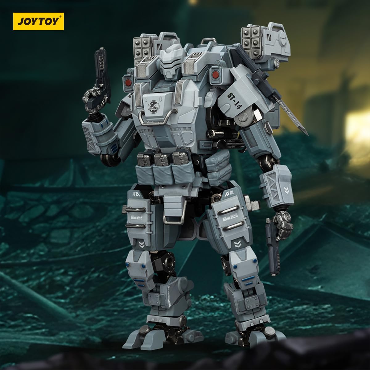 TOYVERSE JOYTOY APOC Series Sky Tempest Fire Strike Mech ST-8614 – skala 1:25, metalowa figurka akcji, figurka kolekcjonerska od 15 lat