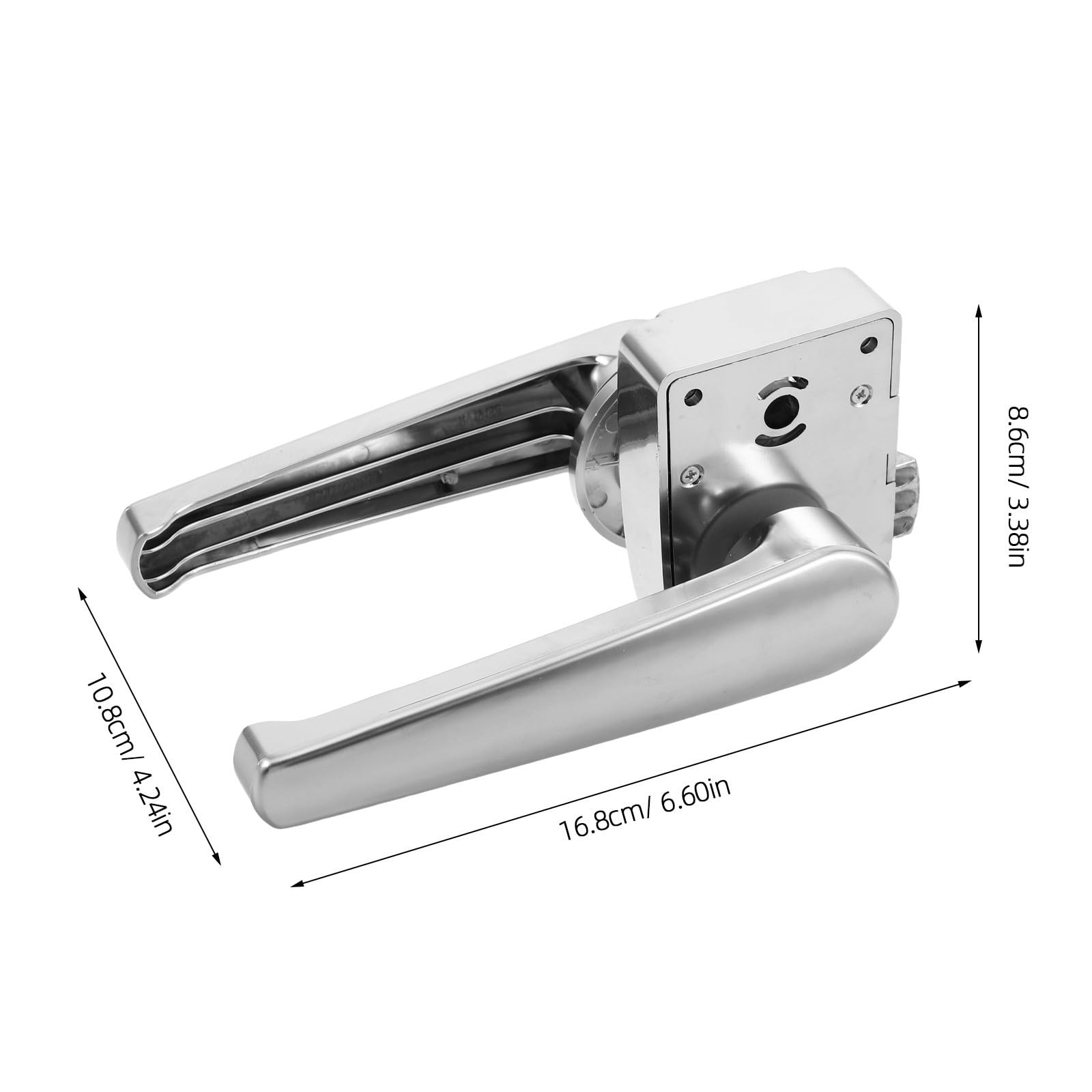 Cerradura de Puerta para Rv de Baño y Dormitorio Plata