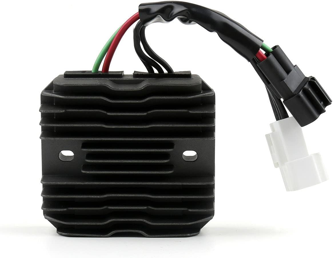 Voltage Regulator Rectifier Fit for Suzuki AN650 BURGMAN 650 SKYWAVE 650 2003-2012 VLR1800 2008-2015 VL1500 2013-2015 Motorcycle Regulator Rectifier, Black