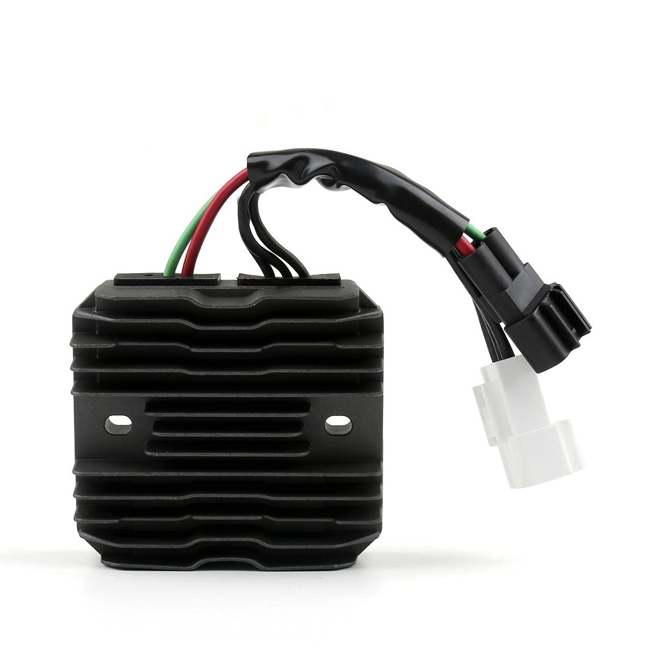 Prostownik regulatora napięcia pasuje do AN650 BURGMAN 650 SKYWAVE 2003-2012 VLR1800 2008-2015 VL1500 2013-2015 motocykl regulator prostownika czarny
