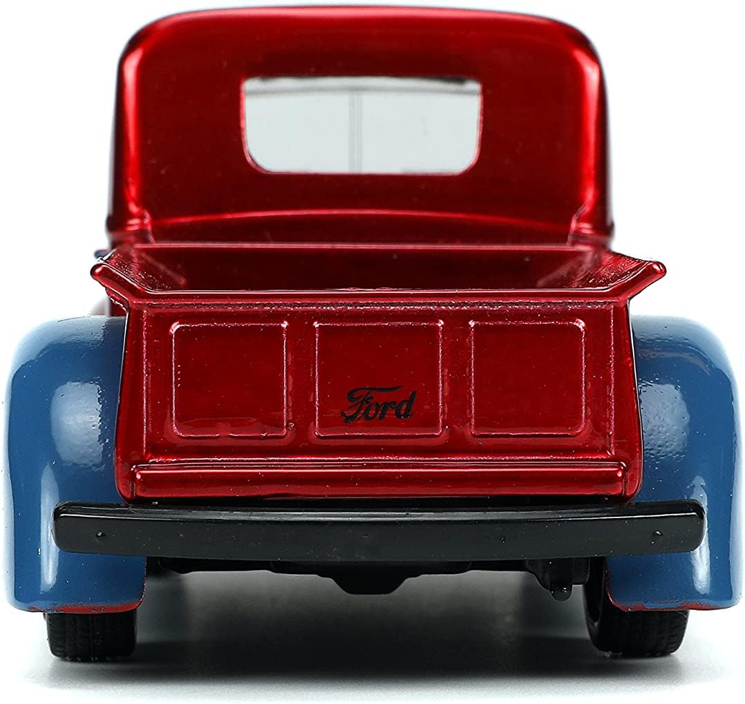 Jada Toys Marvel 1:32 1941 Ford Pickup Die-cast Car & 1.65" Proto-Suit Spider-Man Die-cast Figure, Toys for Kids Ages 8+