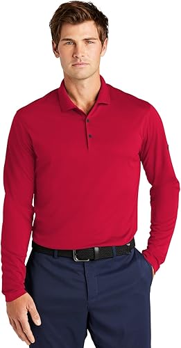 Nike Dri-FIT Micro Pique 2.0 Long Sleeve Polo With Custom Embroidery