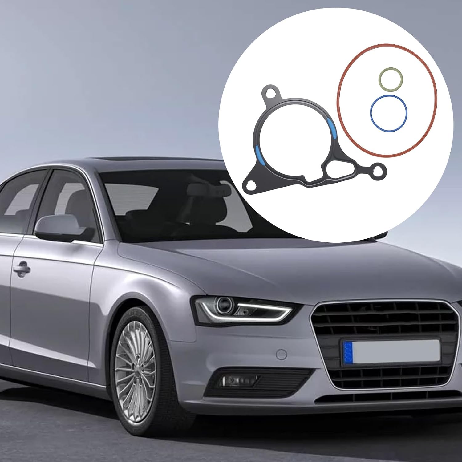 Vacuum Pump Rebuild Kit, Replacement for A4 A5 A6 Q5 2009-2015, Replacement for GTI Jetta Golf 2013-2019, Replaces 06H103121F 06J145100P