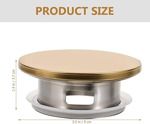 Miniatura 6 de EXCEART Tapa para jarra de agua, de vidrio, de acero inoxidable, con limón, para botella de agua helada, tapa para jarra de jugo de leche, tapa de