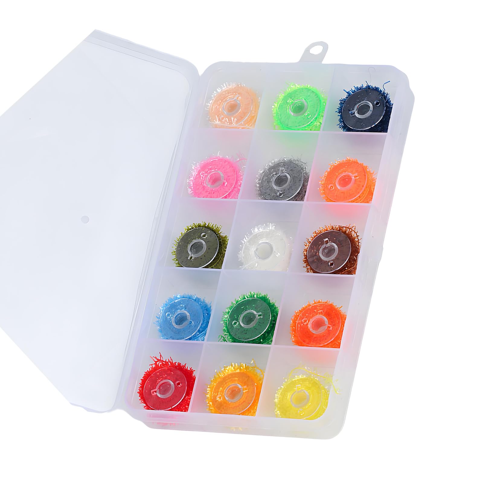 QIAOLIDA Fly Fishing Lures Tying Polyester Fibre Artificial Baits Materials For Freshwater Saltwater Fly Lures Tying Materials