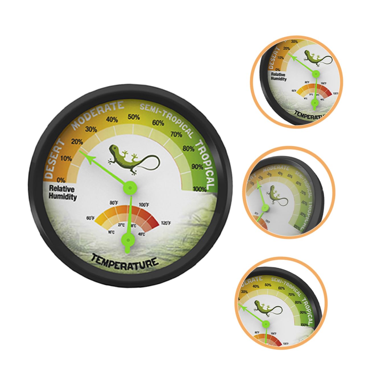 Thermomètre Et Hygromètre Double Pour Terrarium De Reptiles Appareil De Mesure De Température Et Humidité Pour Vivariums Et Couveuses Mini Thermomètre Pratique