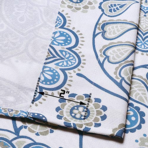 oremila Kitchen Curtain Valance Multi-Color Floral Window Valance for Kitchen and Bathroom, Rod Pocket, 54