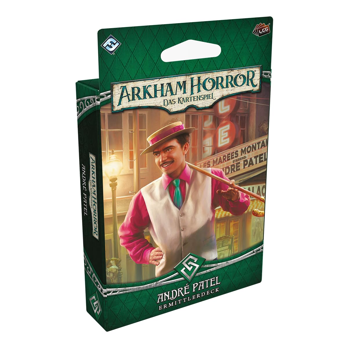 Asmodee Arkham Horror The Card Game Andre Patel Investigator Deck 14+ New